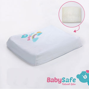 BabySafe Baby Pillow Stage 3 - Latex Toddler Pillow (with 1 case)