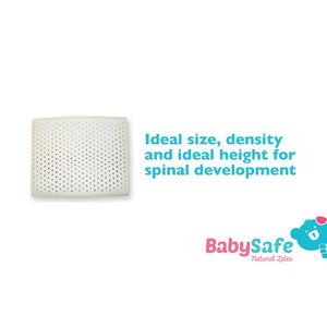 BabySafe Baby Pillow Stage 3 - Latex Toddler Pillow (with 1 case)